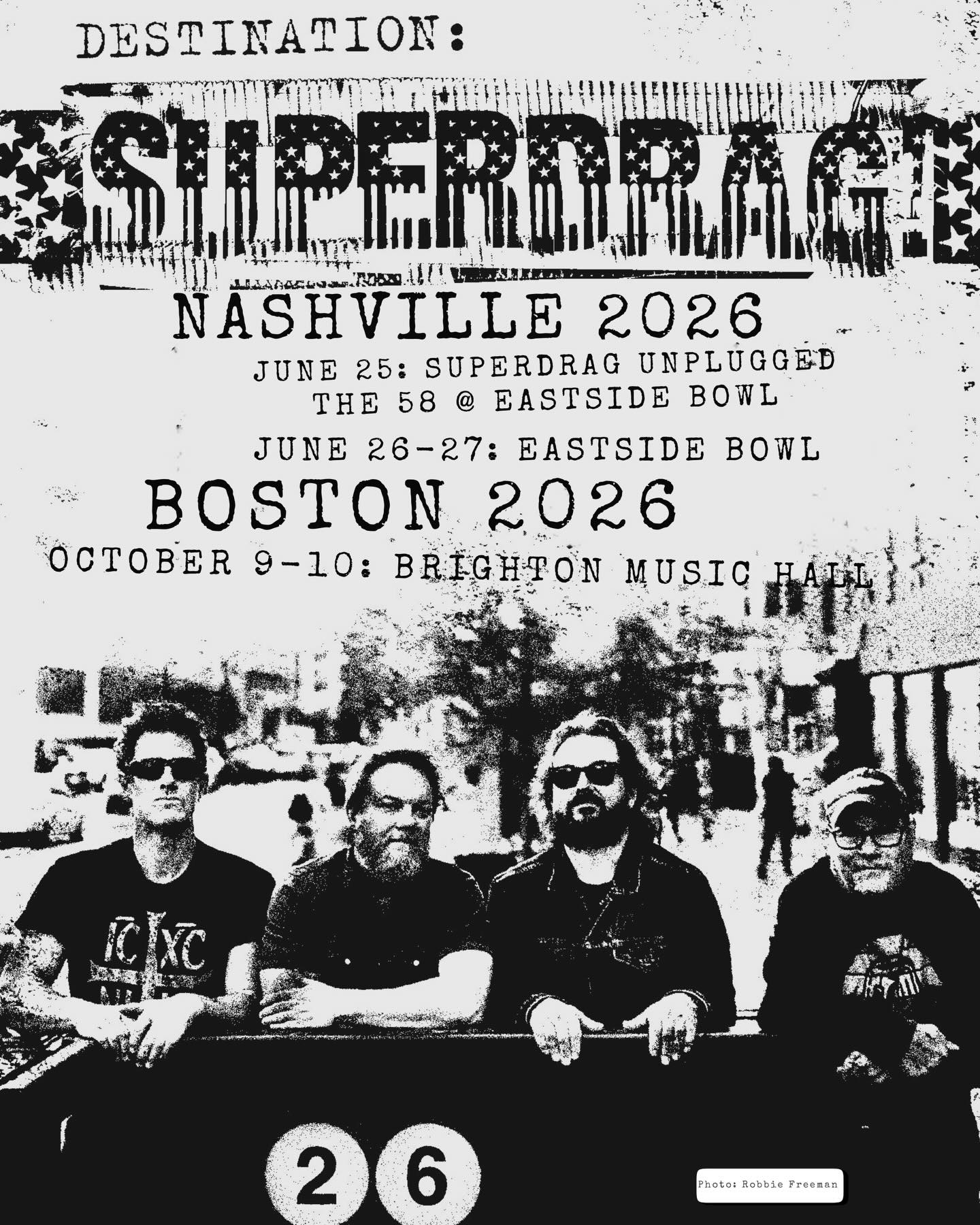 Superdrag Destination: Superdrag Tour Poster 2026